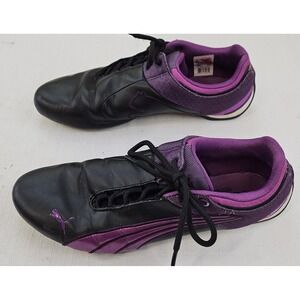 Vtg Puma Speedcat Jil Sander Mostro Vibe Black Purple Leather Sneakers Womens 9